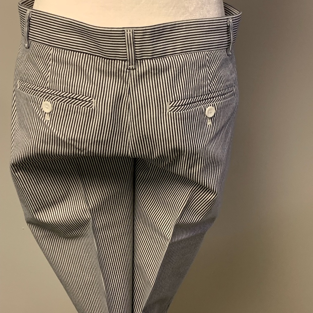 Gap blue and white stripe pants/slacks. Excellent condition. Size 4 - Picture 11 of 12
